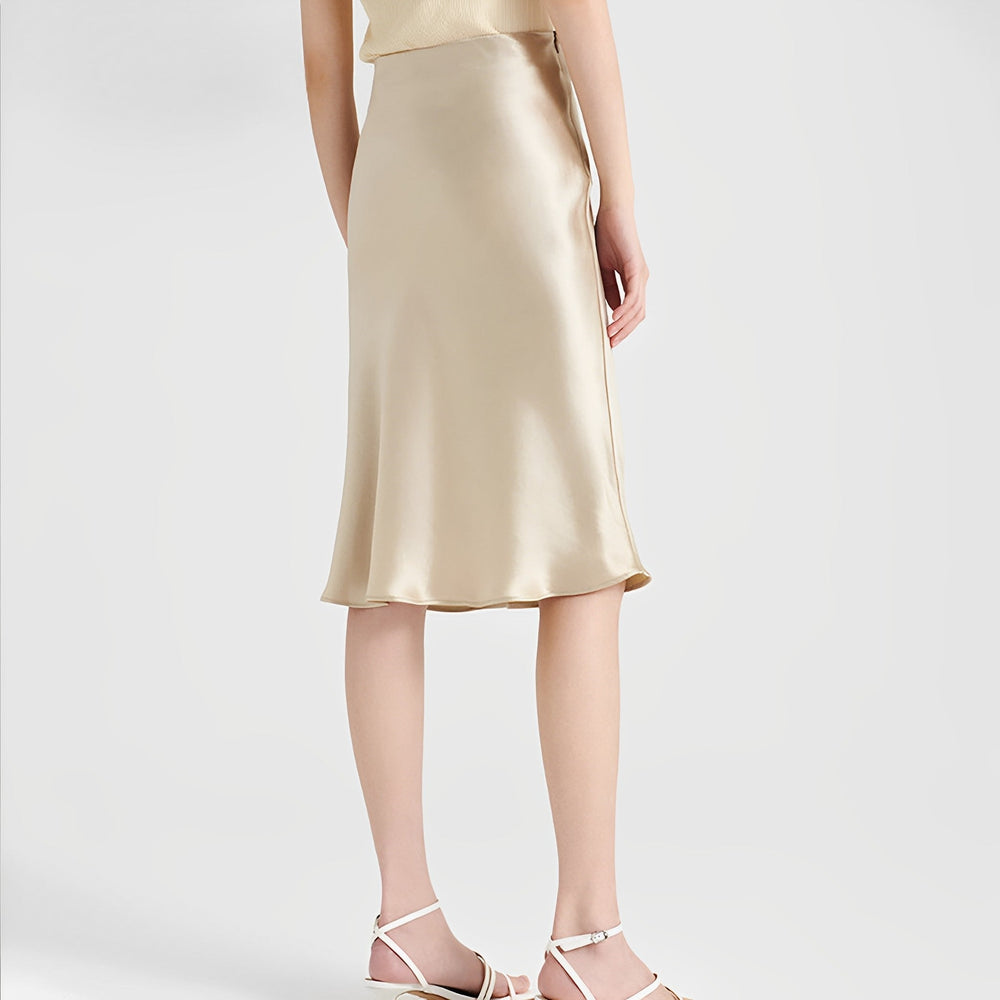 22 Momme Luxurious Silk Skirt - SusanSilk