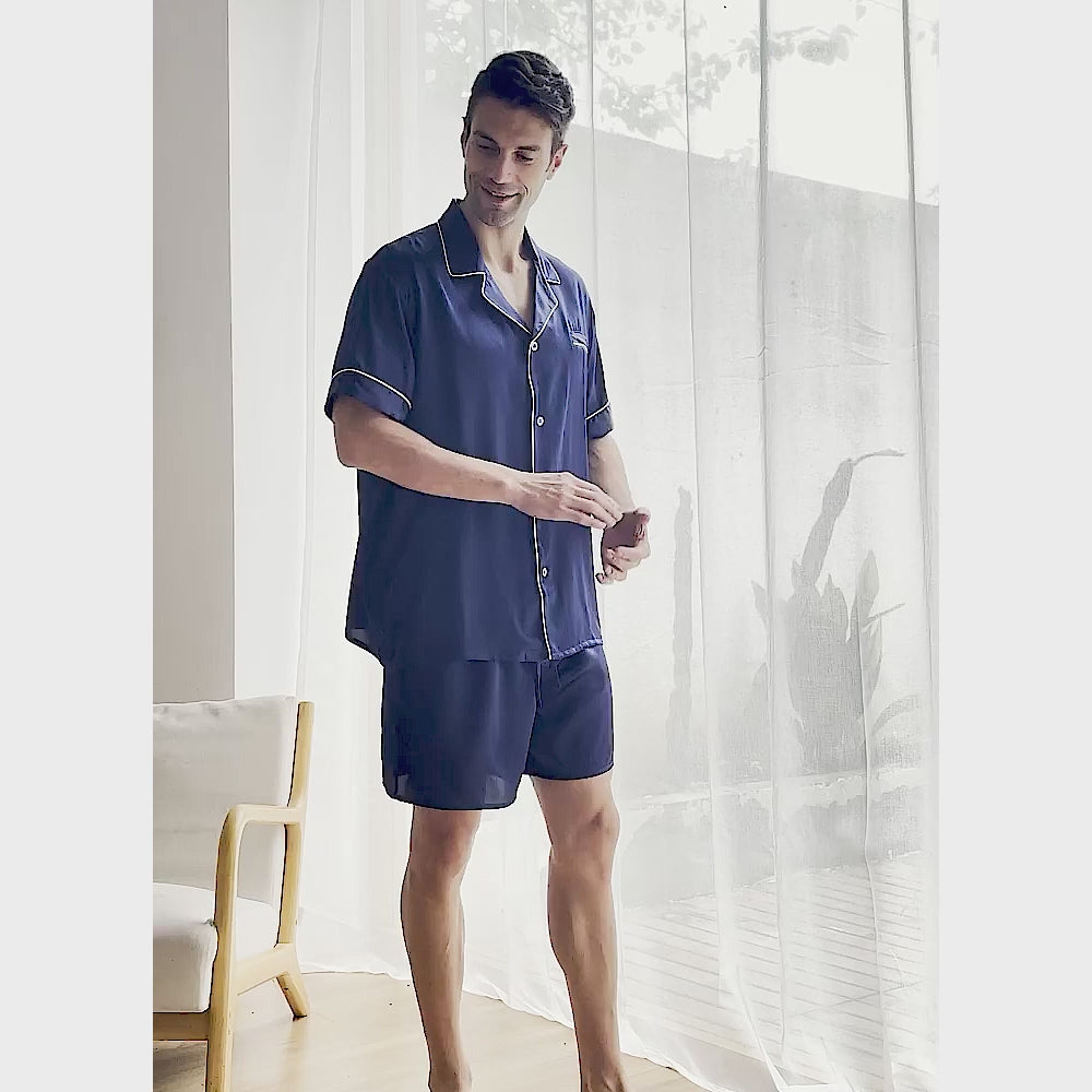 Silk Short Pajamas Set