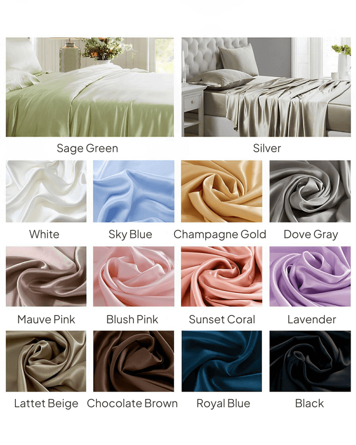 19 Momme Moisturizing Silk Bedding Set - 4Pcs