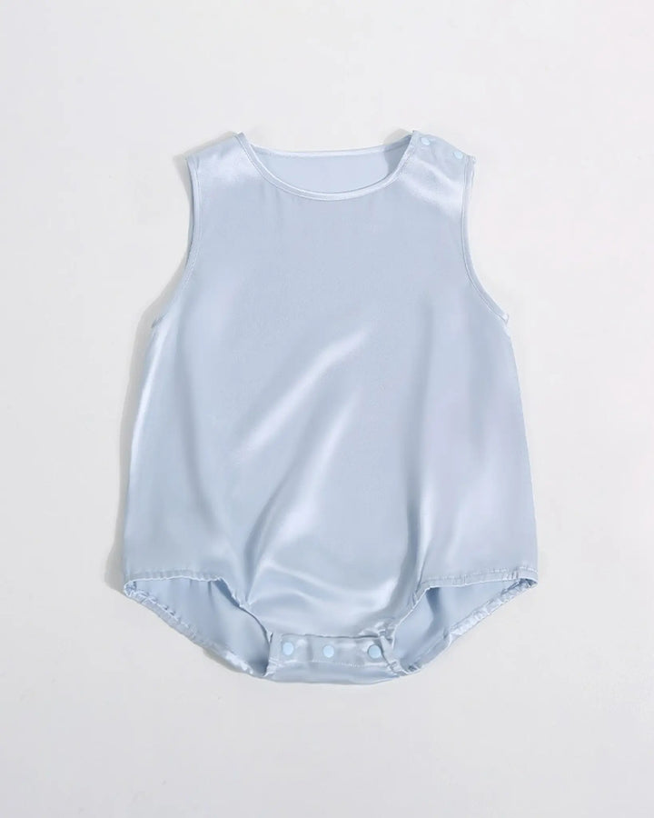 Light blue sleeveless top on a light gray background