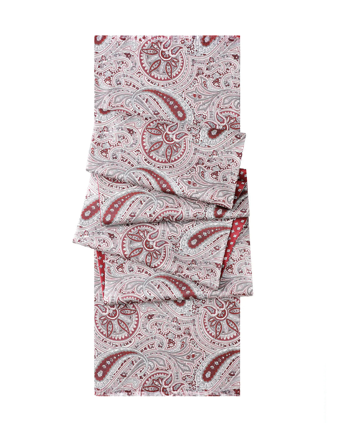 Men's Silk Twill Scarf - Retro Paisley