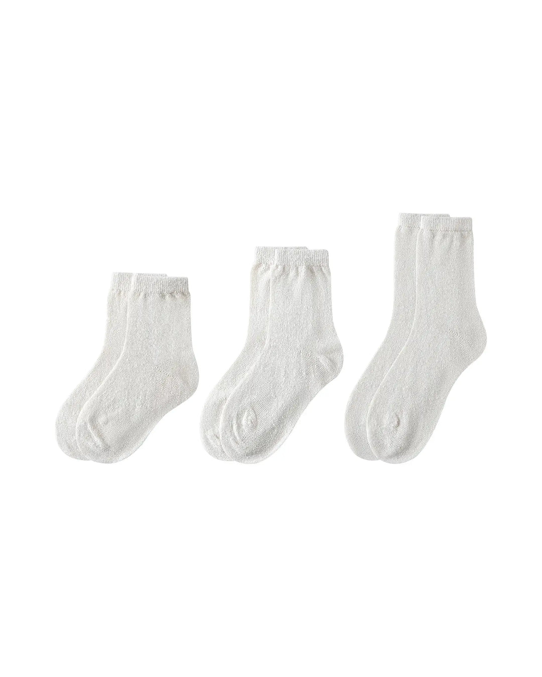 Pure Mulberry Silk Baby Socks – 3 Pairs