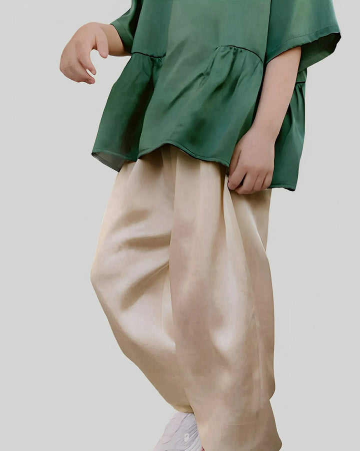 Children's 100% Silk Harem Pants