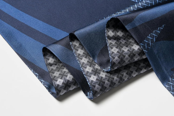 Luxurious Men's Silk Twill Scarf- Dreamy Blue - SusanSilkLong Silk Twill Scarfoblong_scarf_for_men