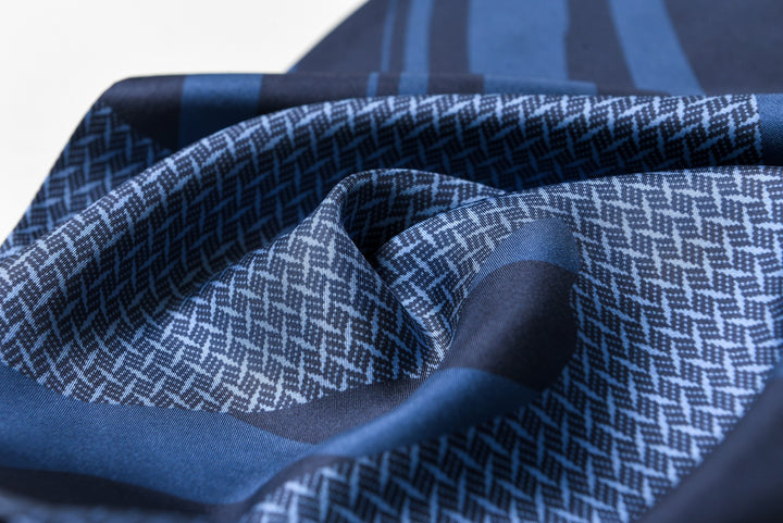 Luxurious Men's Silk Twill Scarf- Dreamy Blue - SusanSilkLong Silk Twill Scarfoblong_scarf_for_men