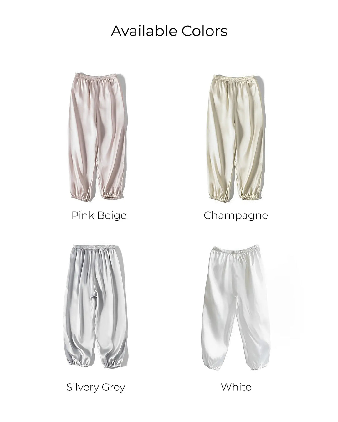 Children's 100% Silk Harem Pants