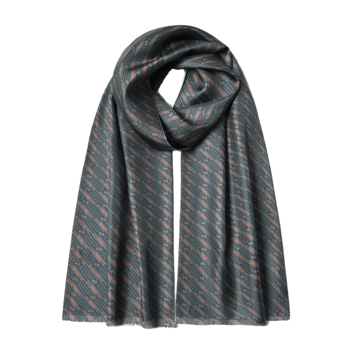 Men's Silk Twill Scarf - Slalom Series