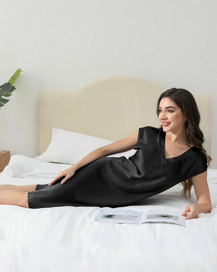 Its versatile design adapts to holidays, date nights, or lazy weekend mornings, becoming a timeless wardrobe essential.#color_black