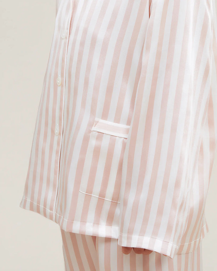 19 Momme Children's Silk Striped Pajama Set