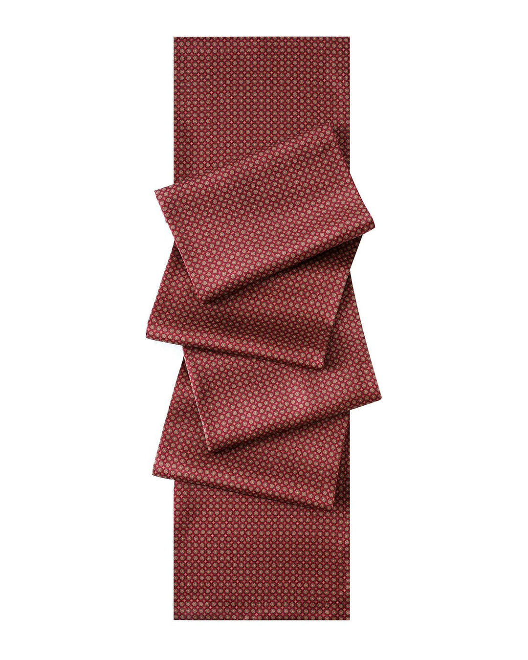 Vermilion-Greenlandic white trim - Black-tie neckwear pairing guide