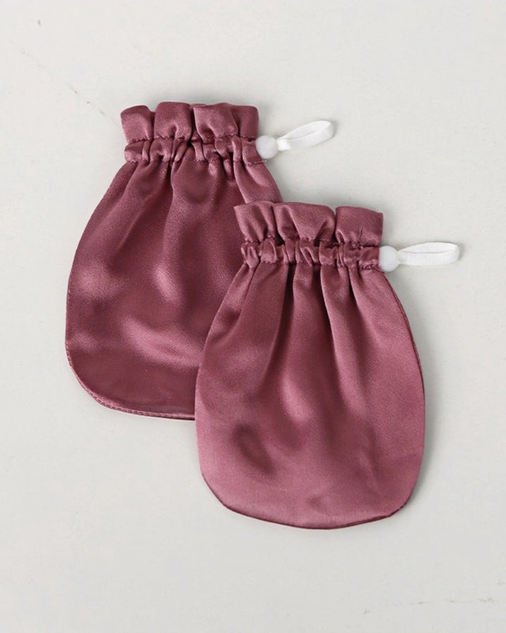 19 Momme Baby Silk Gloves Anti-Face Grabbing