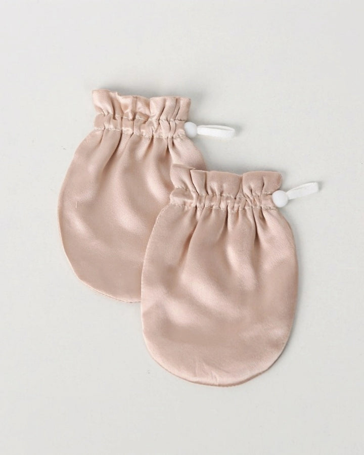 19 Momme Baby Silk Gloves Anti-Face Grabbing
