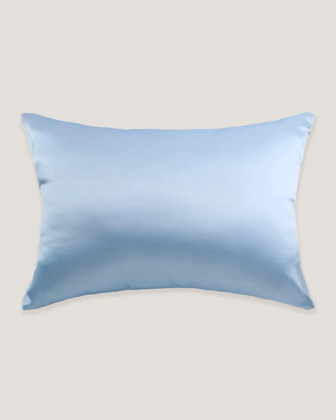 Blue kids silk pillowcase made from 22 momme mulberry silk for soft and comfortable sleep