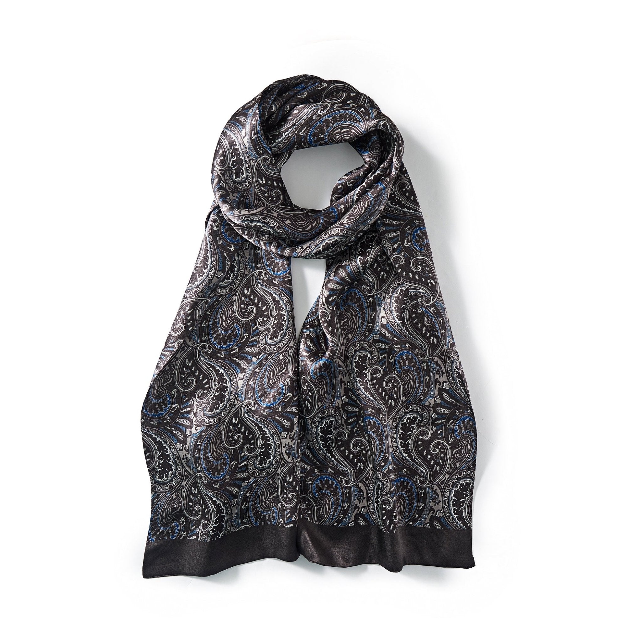 Paisley Series Long Silk Scarf - SusanSilk