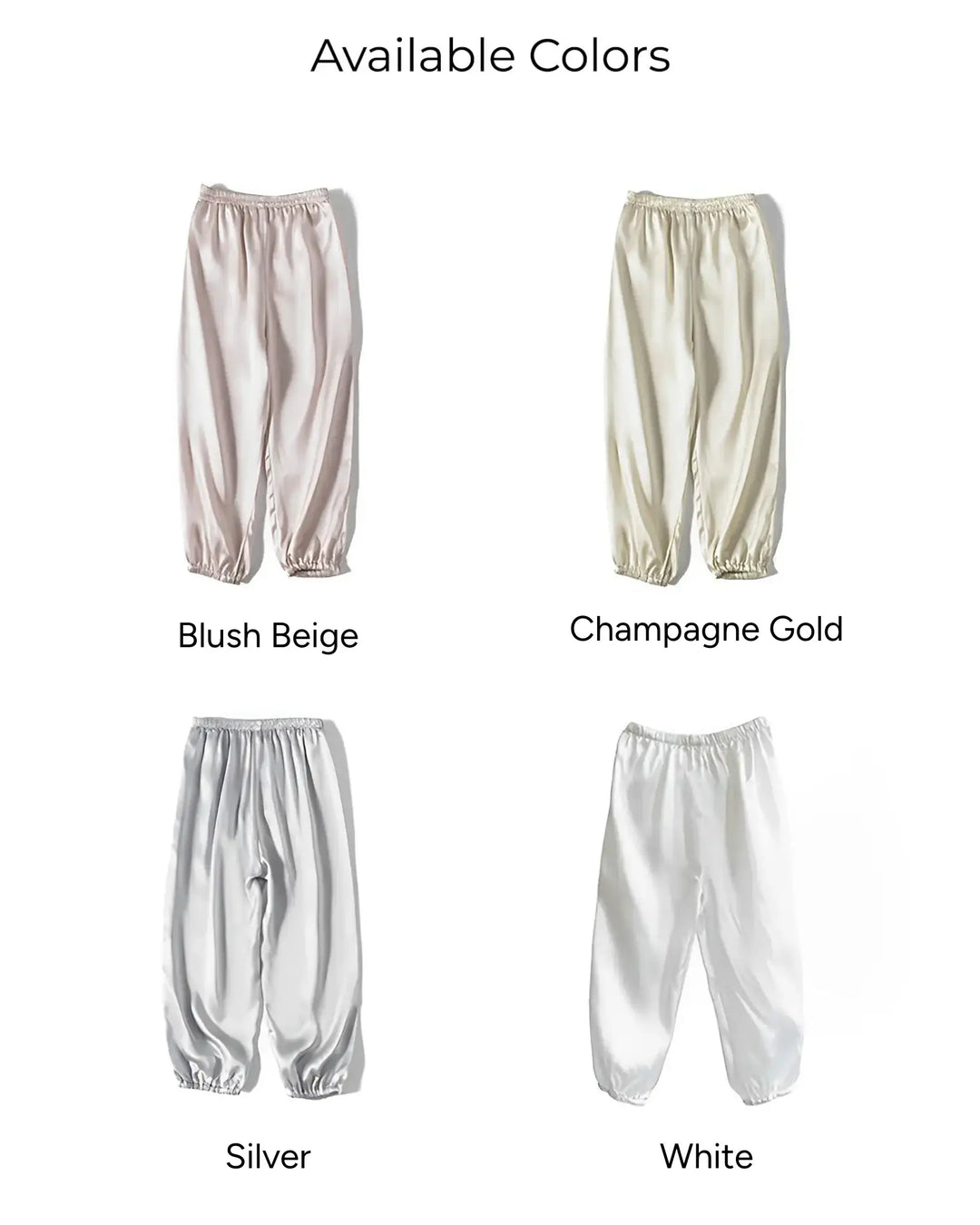 Children's 100% Silk Harem Pants