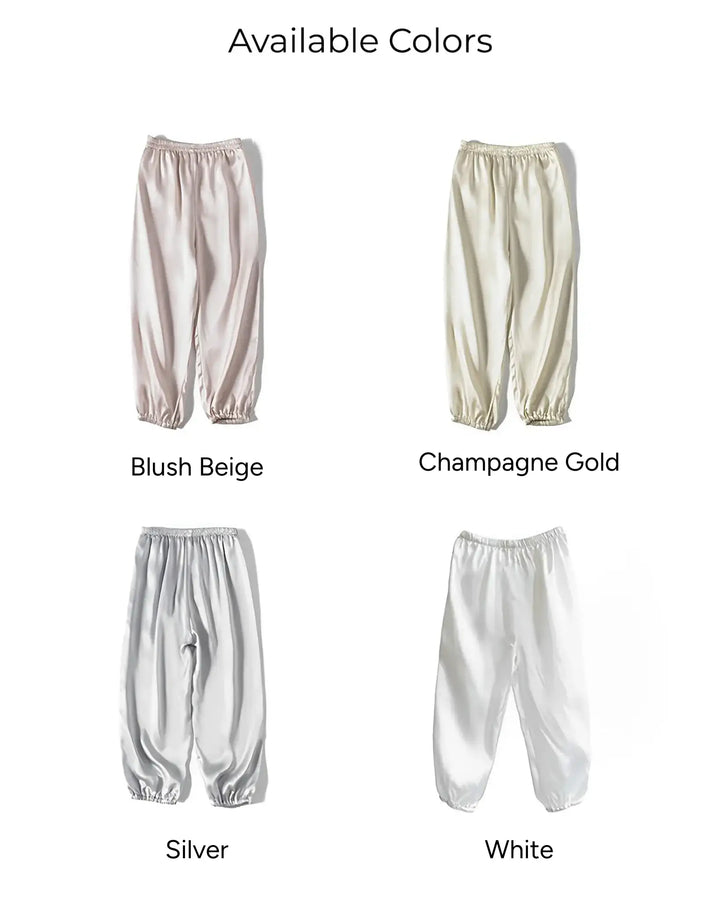 Children's 100% Silk Harem Pants