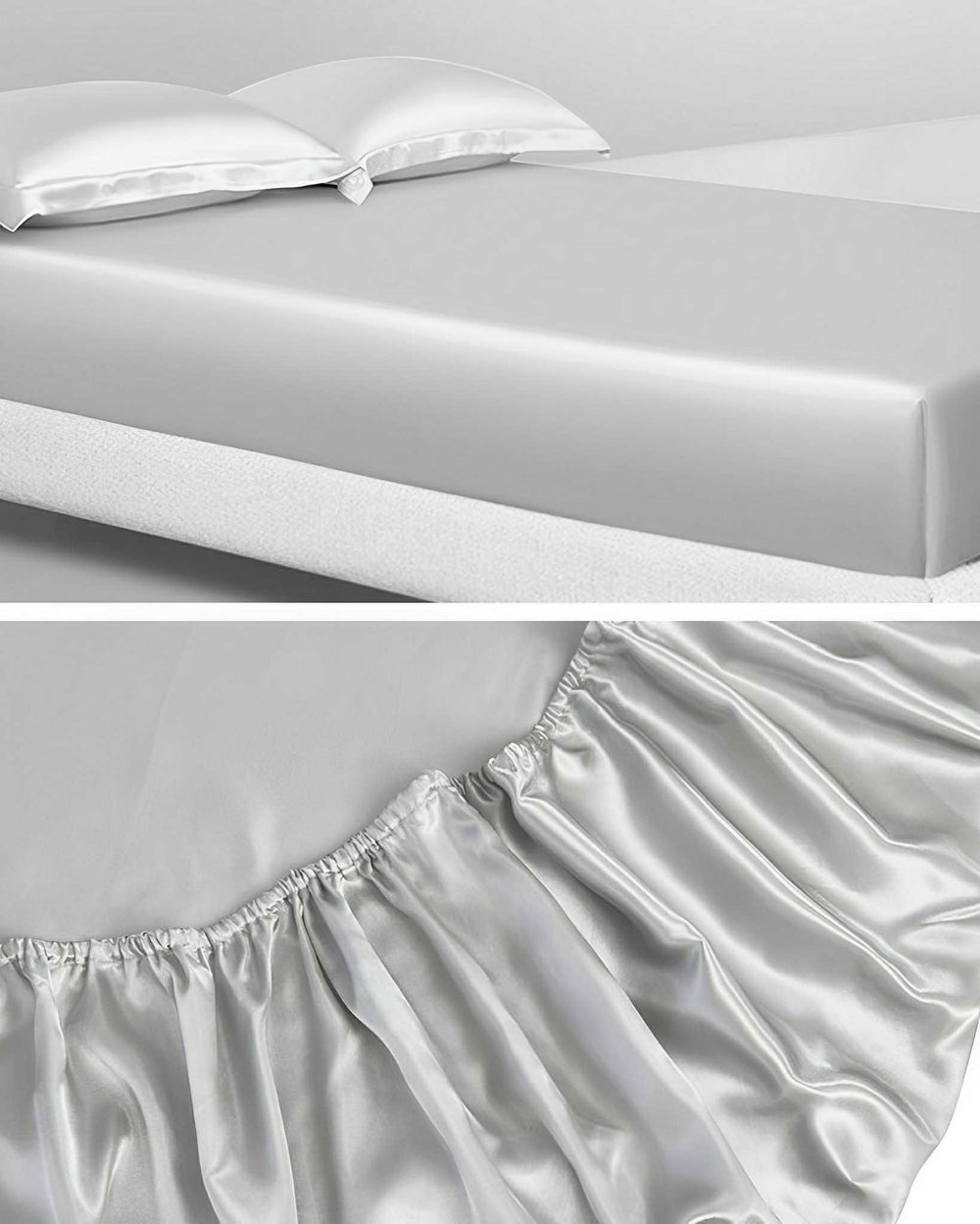 19 Momme Seamless Silk Fitted Sheet - SusanSilk