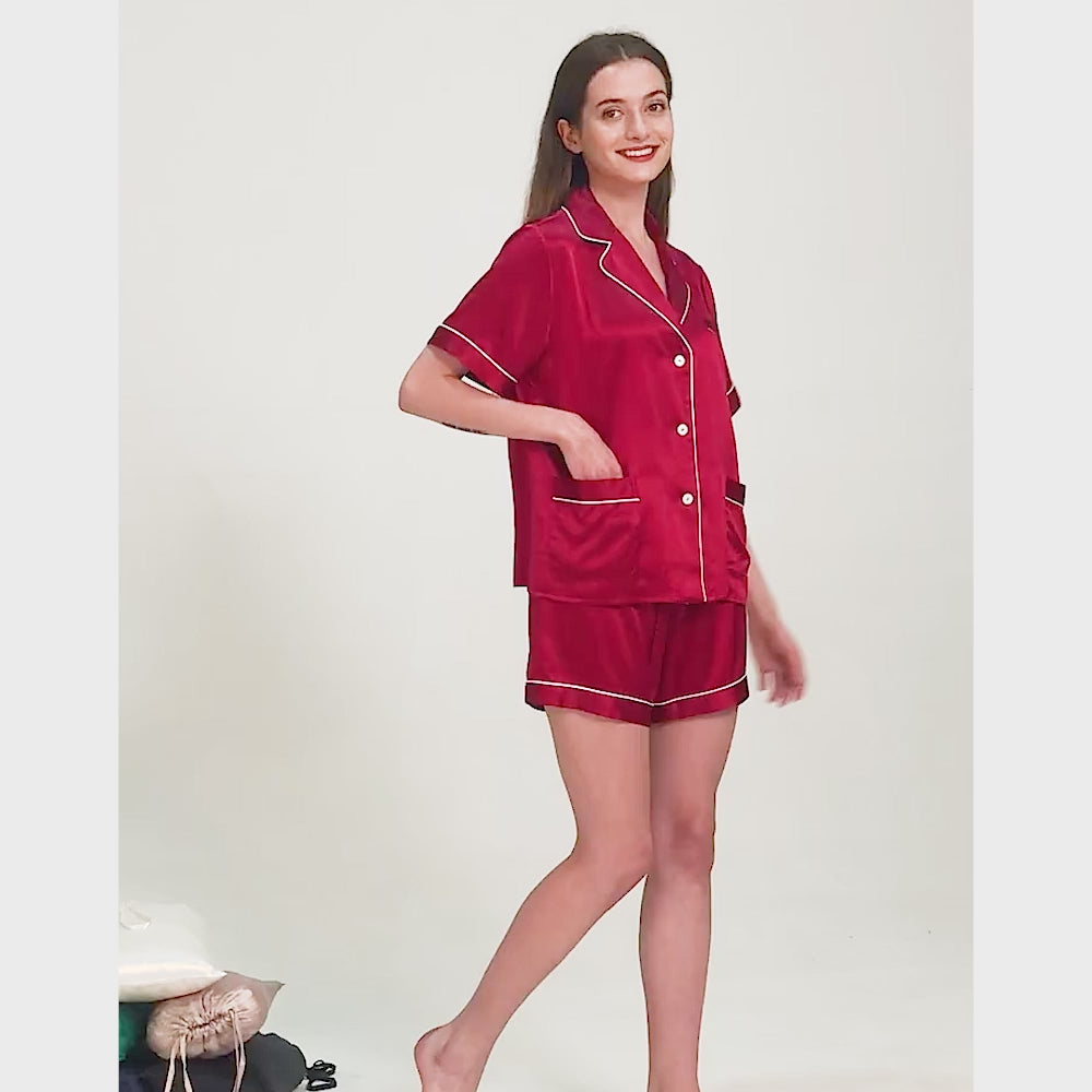 Mulberry Silk Minimalist Pajamas Set